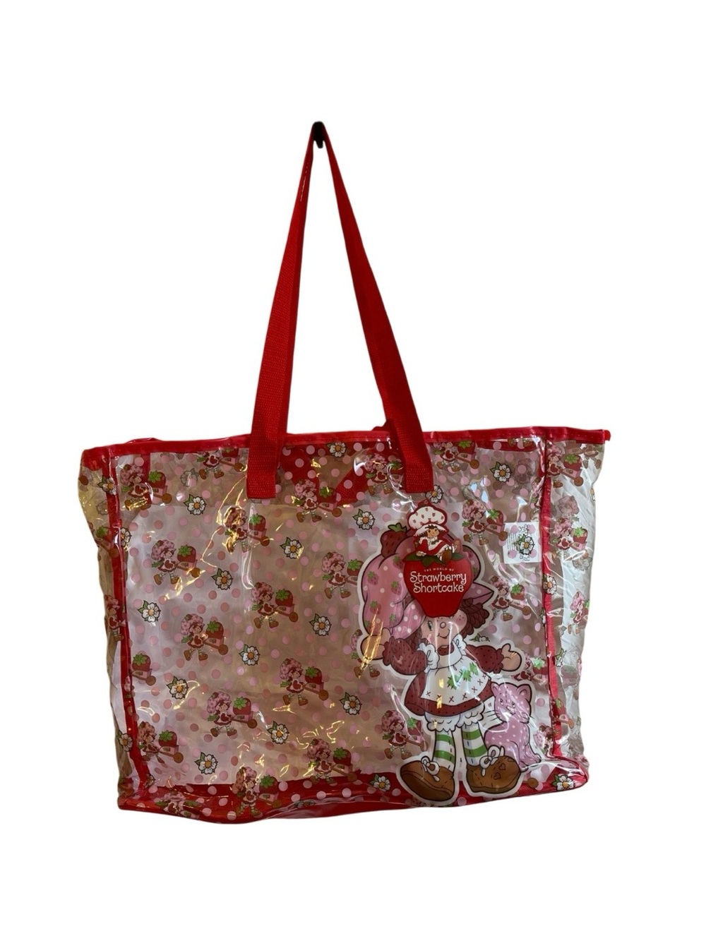 Strawberry Shortcake Clear Tote Bag Beach Bag - NWT